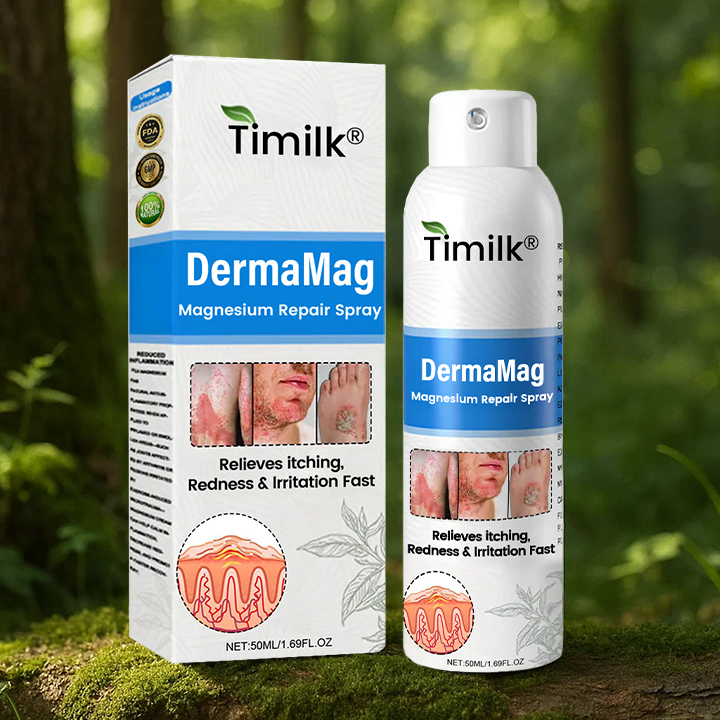 ✅ Official Store: Timilk® DermaMag Magnesium Repair Spray 🔥 FDA Certified (Clinically Proven Relief for Psoriasis, Eczema, and Chronic Skin Irritation 🌿)