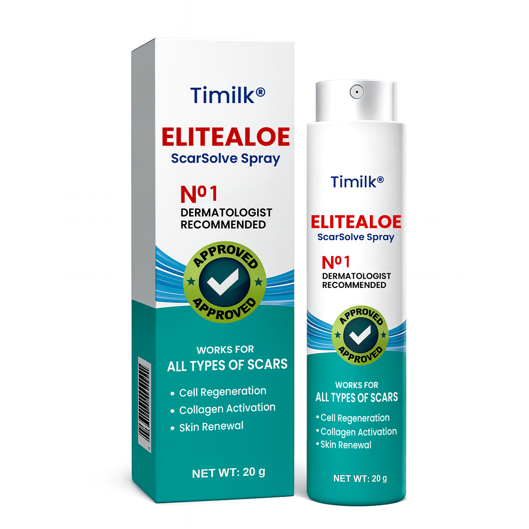 Timilk® EliteAloe ScarSolve Spray.
