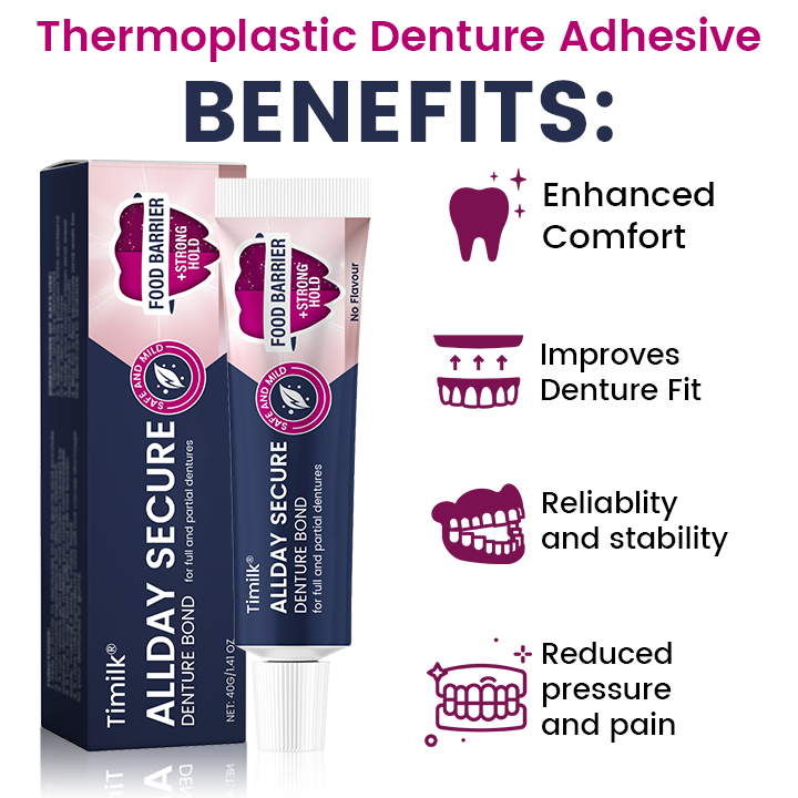 Timilk® AllDay Secure Denture Bond