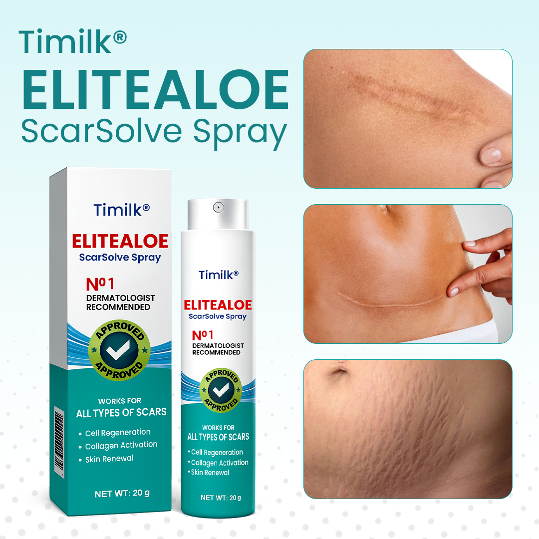 Timilk® EliteAloe ScarSolve Spray.