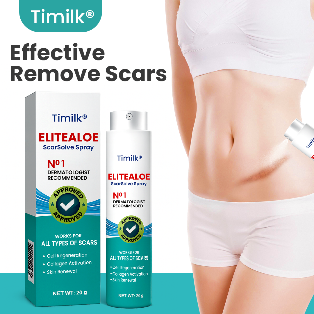 Timilk® EliteAloe ScarSolve Spray.