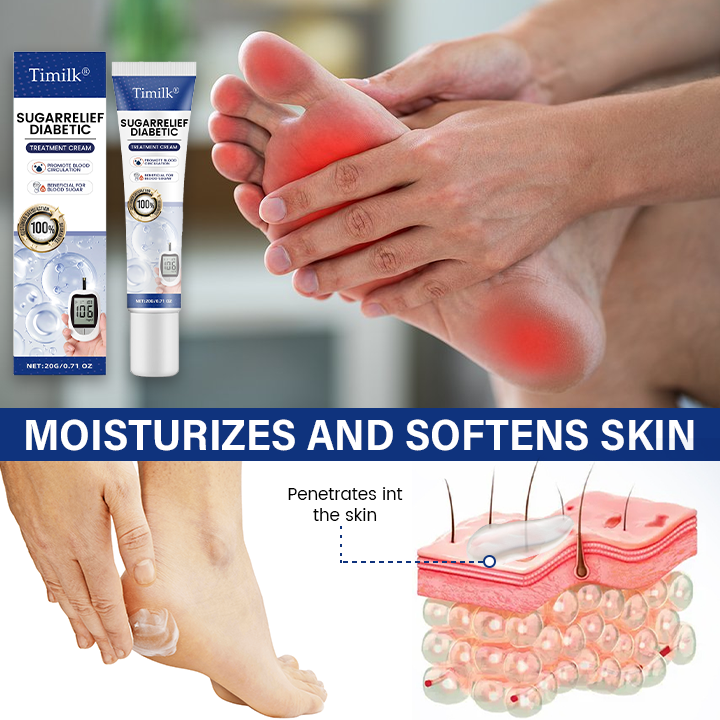 Timilk® SugarRelief Diabetic Treatment Cream.