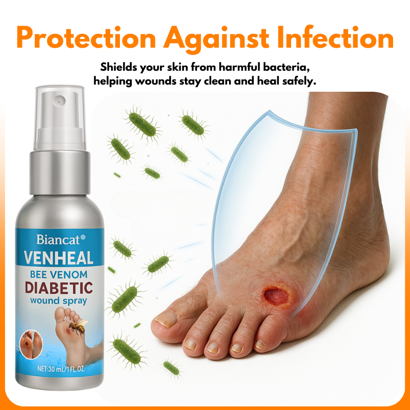 Biancat® VenHeal Bee Venom Diabetic Wound Spray.