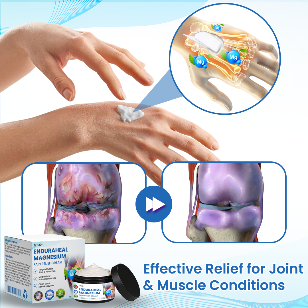 Timilk® EnduraHeal Magnesium Pain Relief Cream.