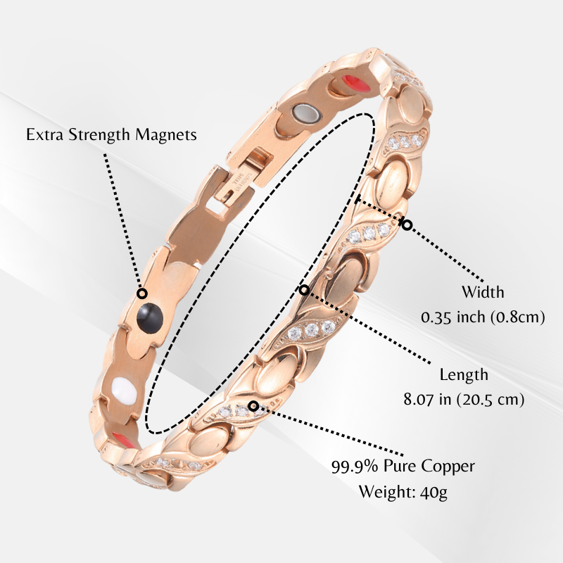 Czticle® MagnaCalm Copper Magnet Wellness Bracelet