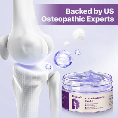 Biancat® Curcumin & Emu Oil Pain Gel – 🏥Backed by US Osteopathic Experts