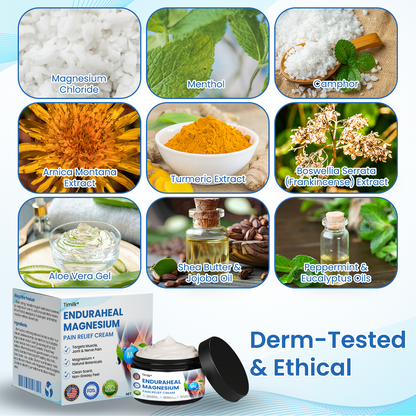 Timilk® EnduraHeal Magnesium Pain Relief Cream.
