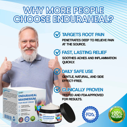 Timilk® EnduraHeal Magnesium Pain Relief Cream.