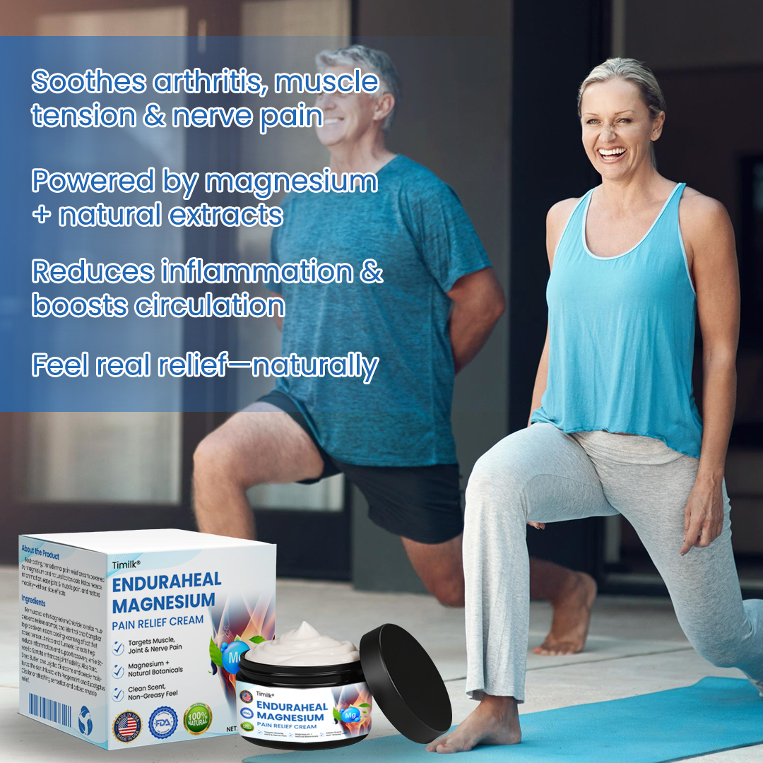 Timilk® EnduraHeal Magnesium Pain Relief Cream.