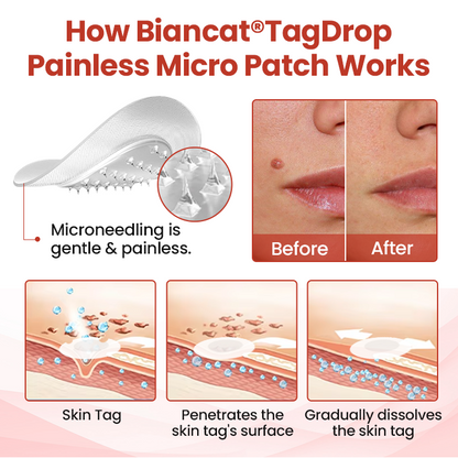 Biancat® TagDrop Painless Micro Patch.