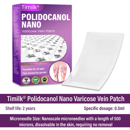 Timilk® Polidocanol Nano Varicose Vein Patch.