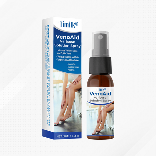 Timilk® VenoAid Varicose Solution Spray.